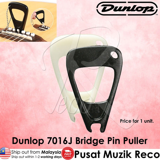 Jim Dunlop 7016J Acoustic Guitar Bridge Pin -Black/White - Reco Music Malaysia 