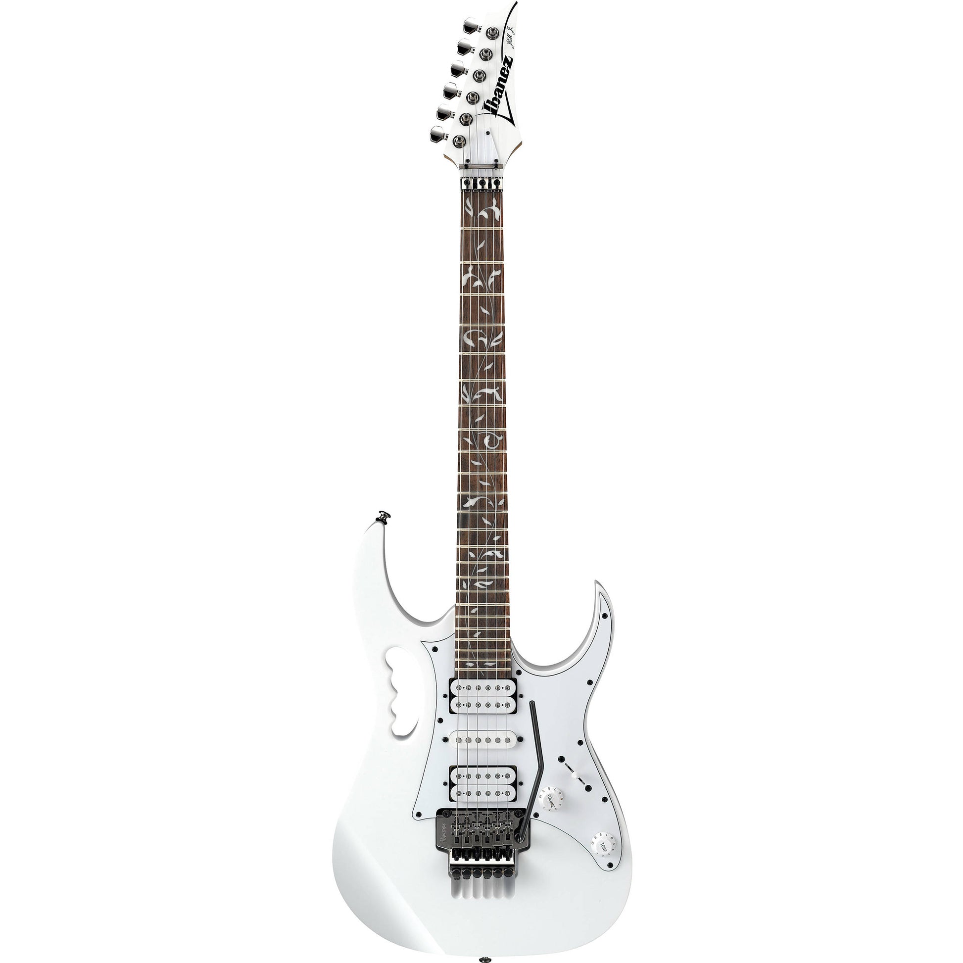 Ibanez JEMJRV2-WH Steve Vai Signature Electric Guitar - White - Reco Music Malaysia