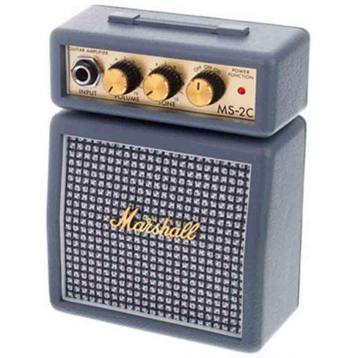 Marshall MS-2C 1W Battery Powered Micro Guitar Amplifier (MS2C) | Reco Music Malaysia