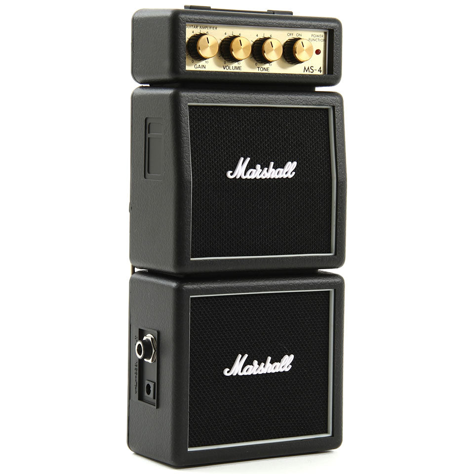 Marshall MS-4 1W Battery Powered Micro Stack Guitar Amplifier (MS4) | Reco Music Malaysia