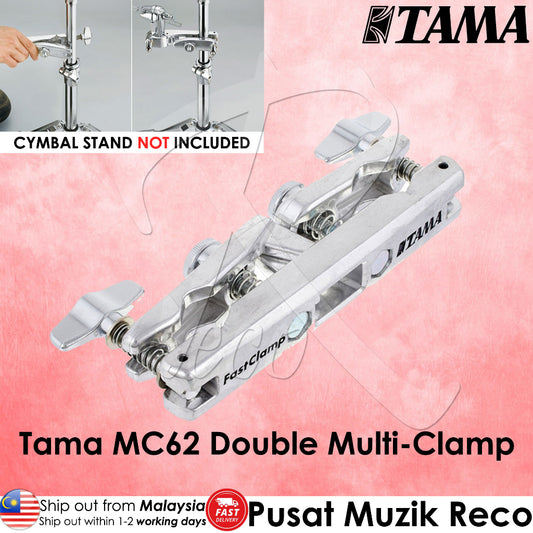 Tama MC62 Double Multi Clamp Drum Stand Clamp Holder - Reco Music Malaysia