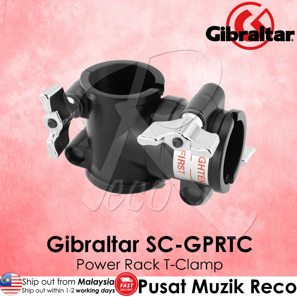 Gibraltar SC-GPRTC Standard Black Drum Rack Tee Clamp - Reco Music Malaysia