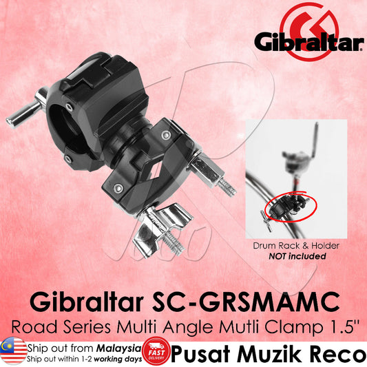 Gibraltar SC-GRSMAMC 1.5" Black Adjustable Drum Rack Multi Clamp - Reco Music Malaysia