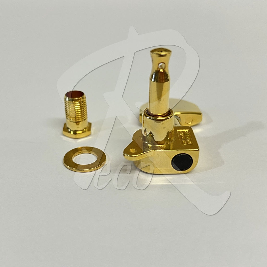 RM GF-1338-GD Acoustic Electric Guitar Machine Head SET Tuning Peg Tuner 3R3L , Gold - Reco Music Malaysia
