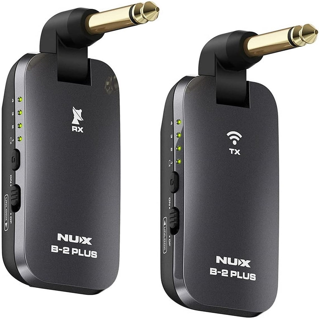 NUX B-2 PLUS 2.4GHz Guitar and Bass Wireless System(B2 B 2) - Reco Music Malaysia