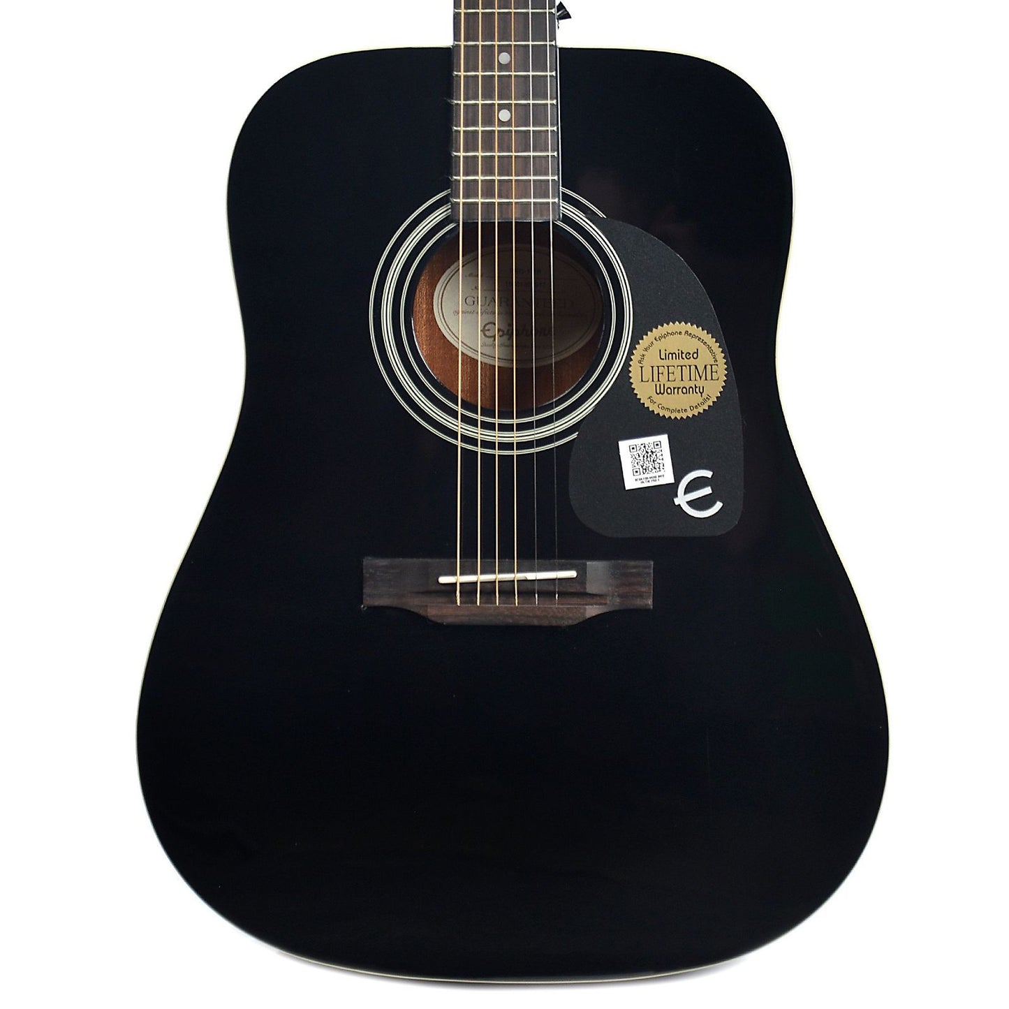Epiphone PRO-1 EB Acoustic Guitar Ebony - Reco Music Malaysia