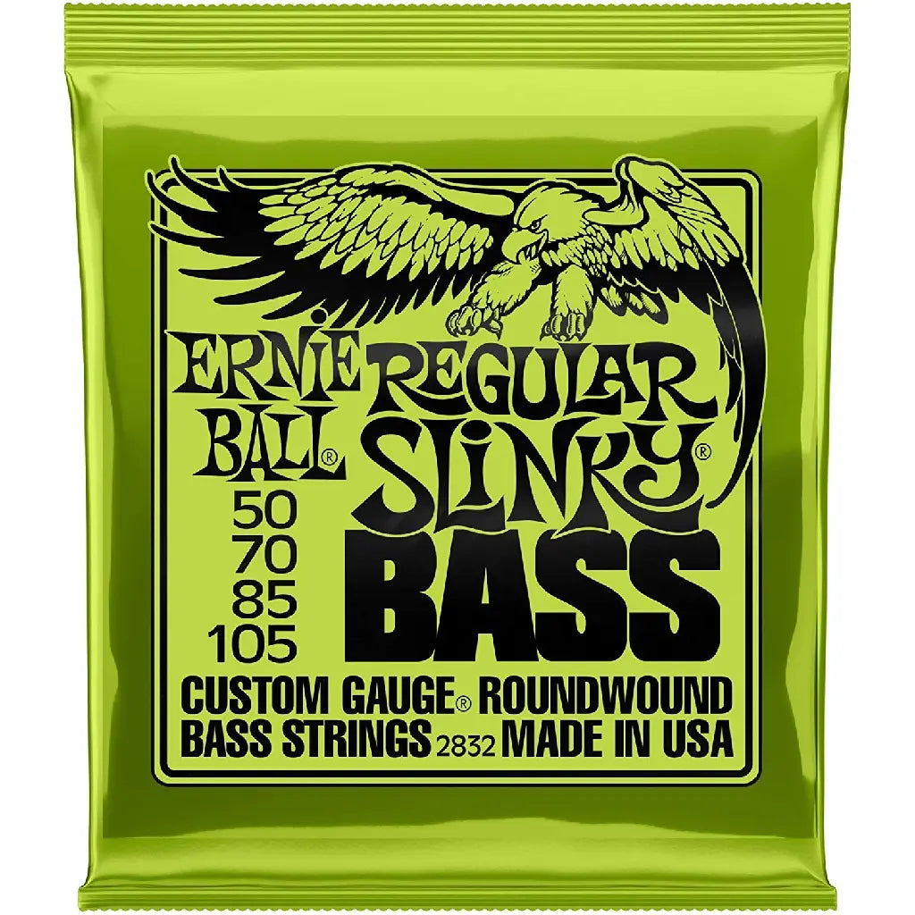 Ernie Ball 2832 Regular Slinky 4 String Nickel Wound Electric Bass Guitar String - Reco Music Malaysia